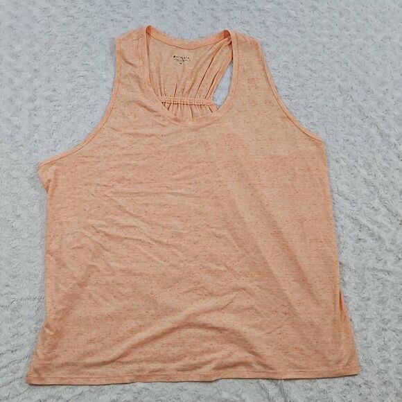 Athleta Womens 3X Drishti Textured Tank Top Island Coral Summer Workout Gym - Picture 1 of 7